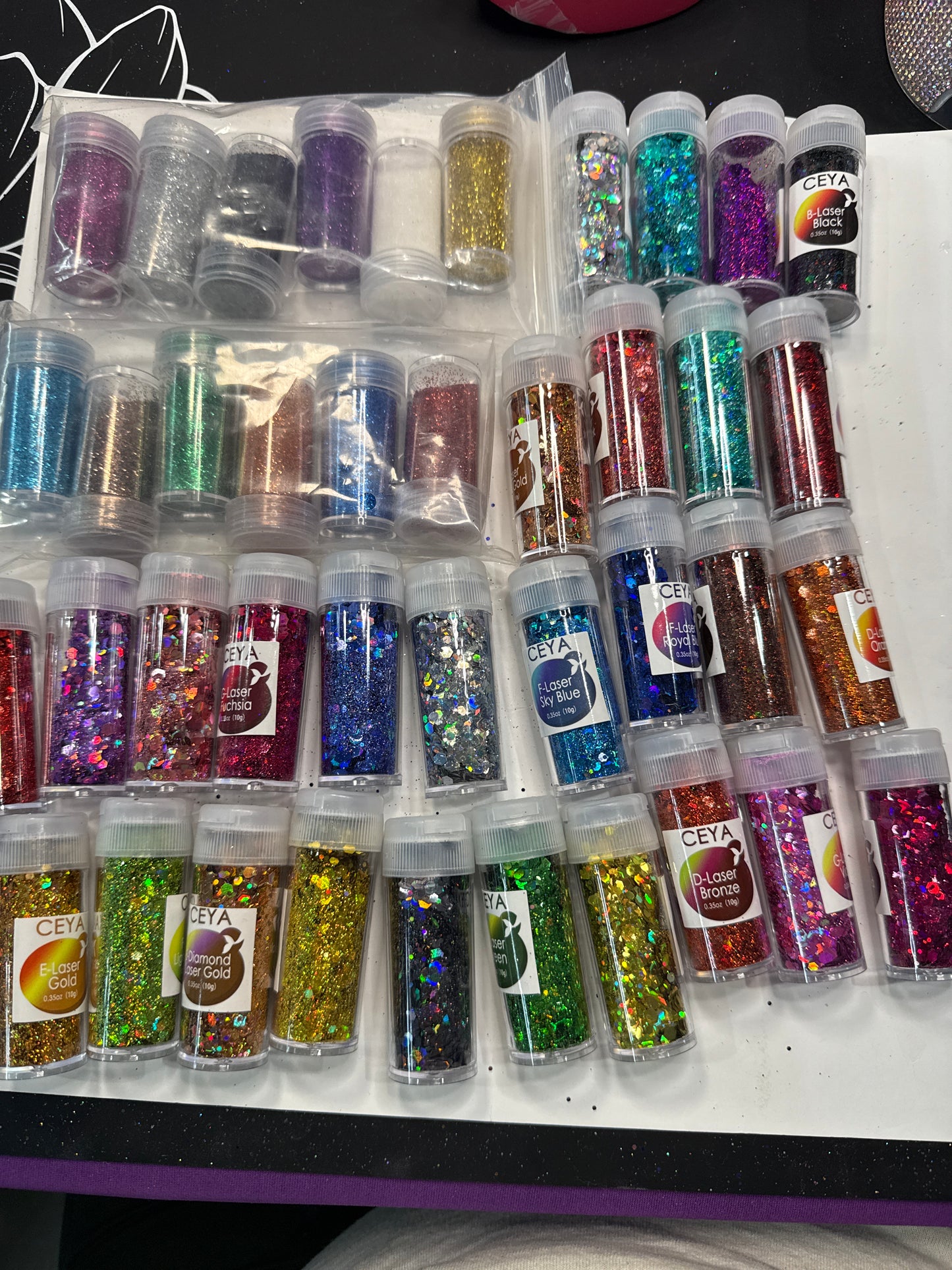 Mini Glitters - Mix of Glitter Types