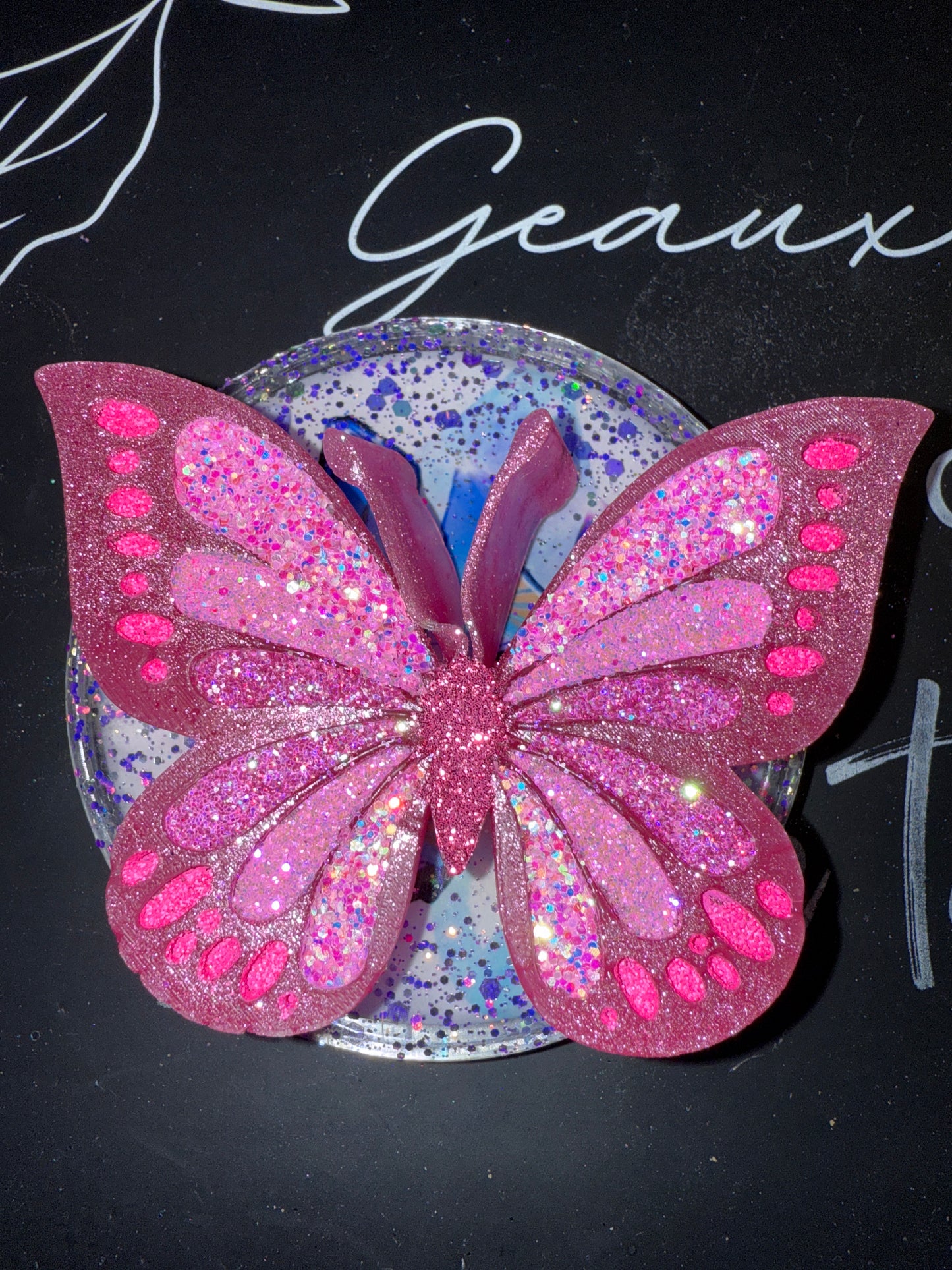 RTS - Butterfly 2 Car Freshie (Pink for Breast Cancer Awareness)