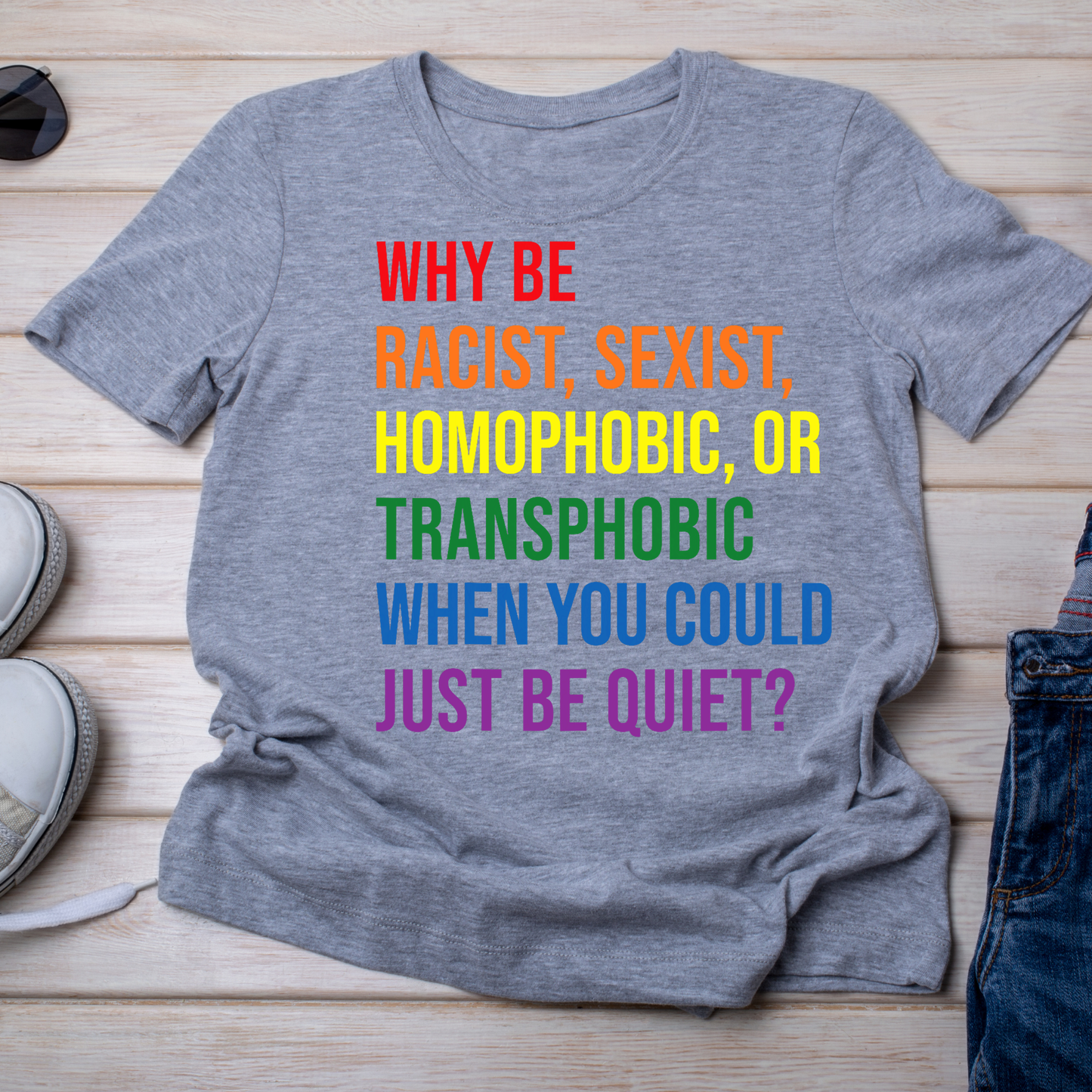 Ally - Why be Racist, Sexist, Homophobic, or Transphobic