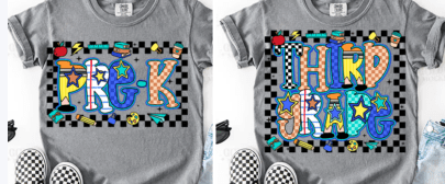 Boy Back to School PreK - 5th Grade