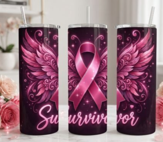 Breast Cancer Survivor Tumbler