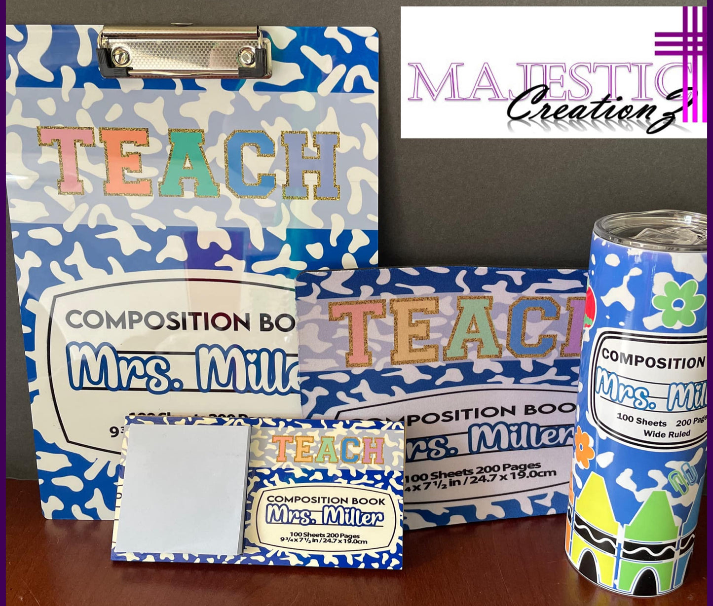 Composition Book Design - Pick What you want!