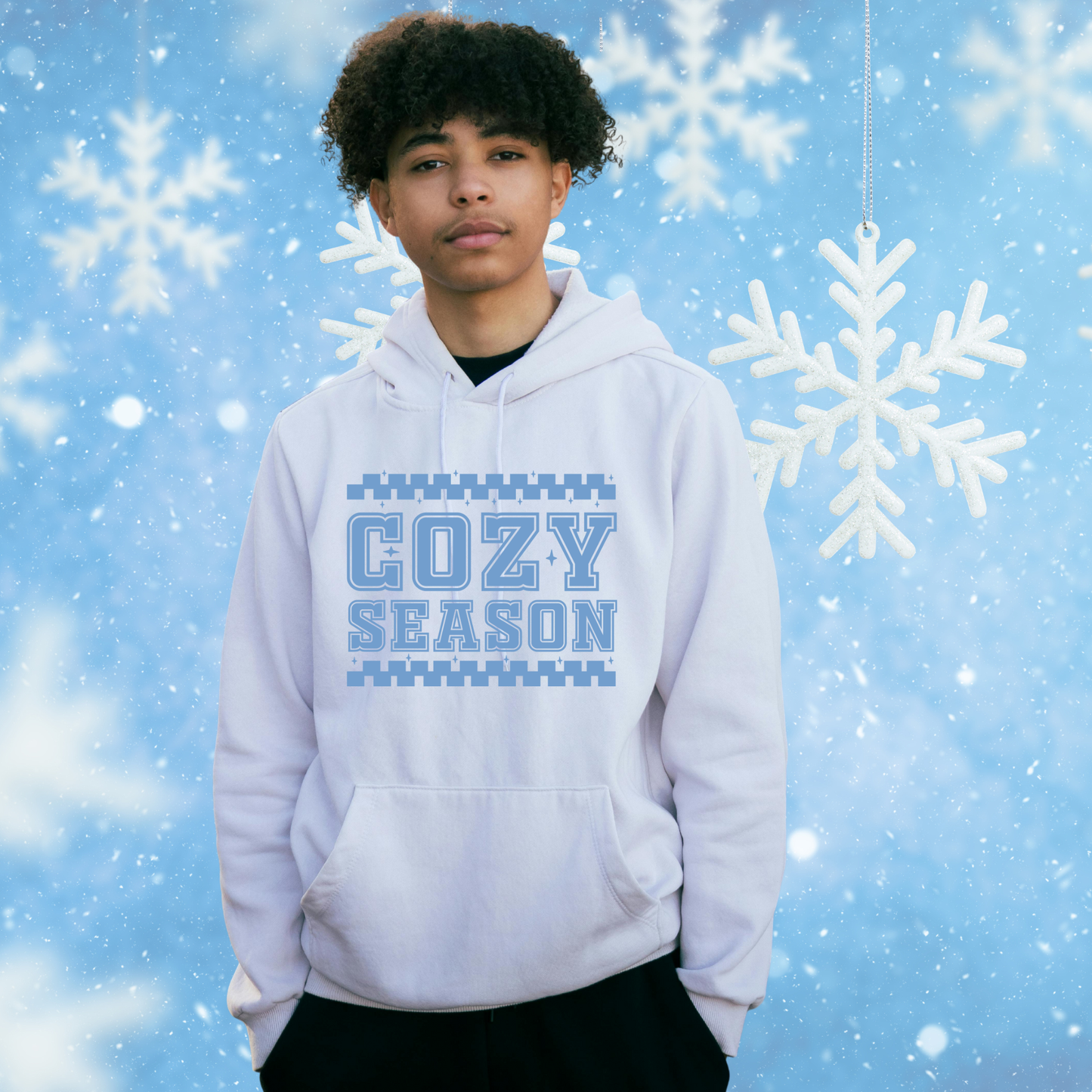 Cozy Season - Blue Sweater Style!