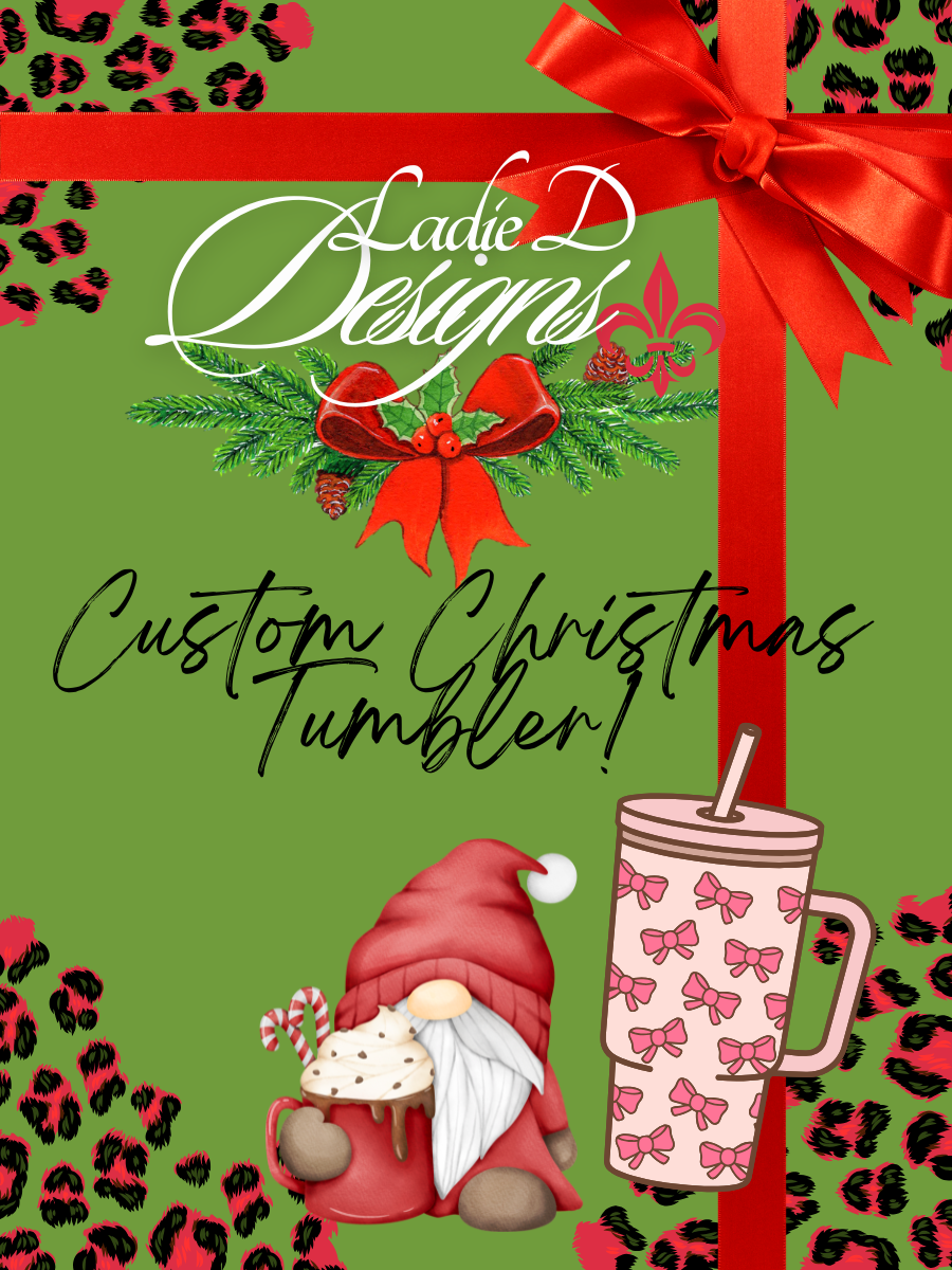 Custom Christmas Tumblers