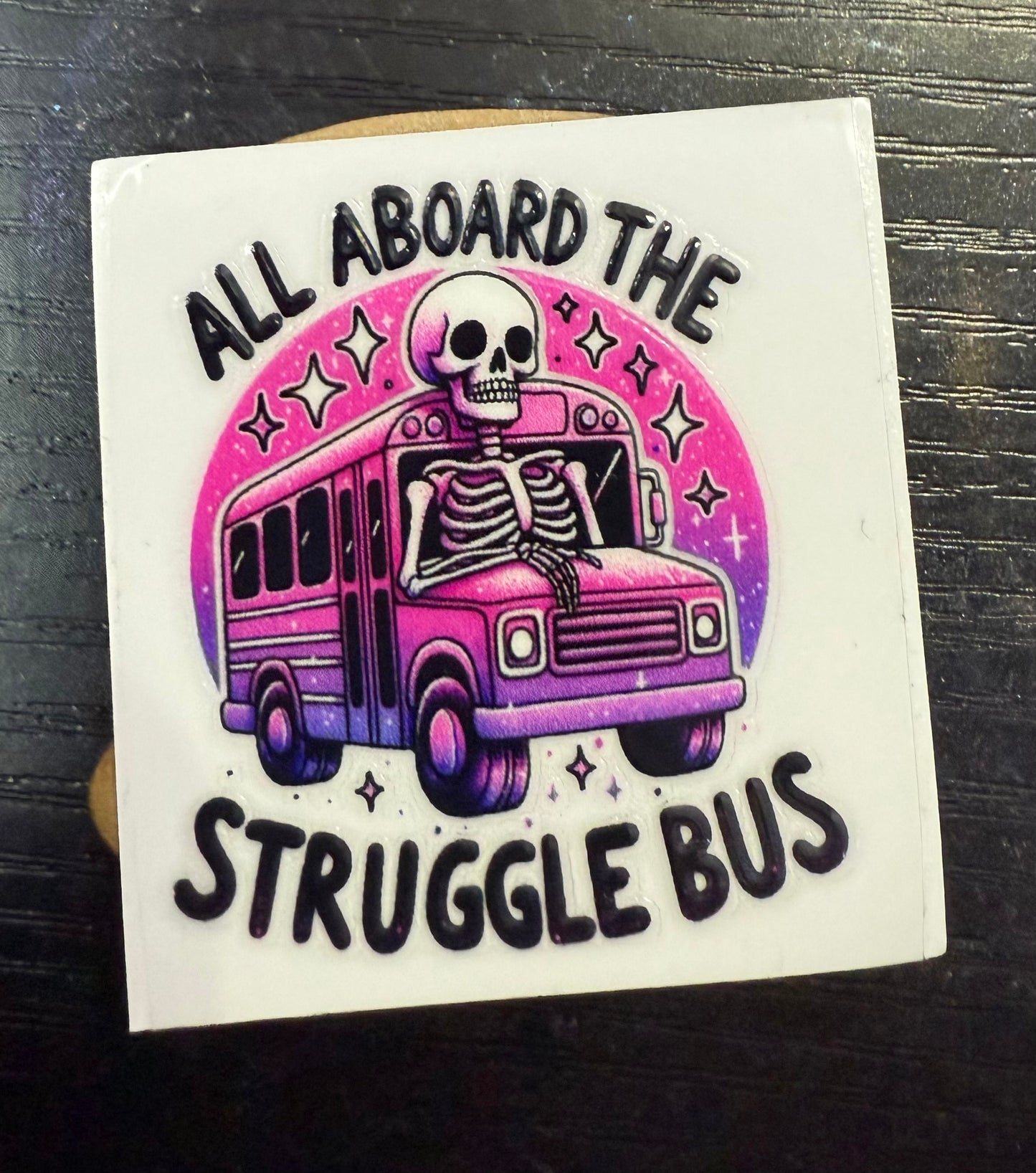 All Aboard the Struggle Bus Keychain