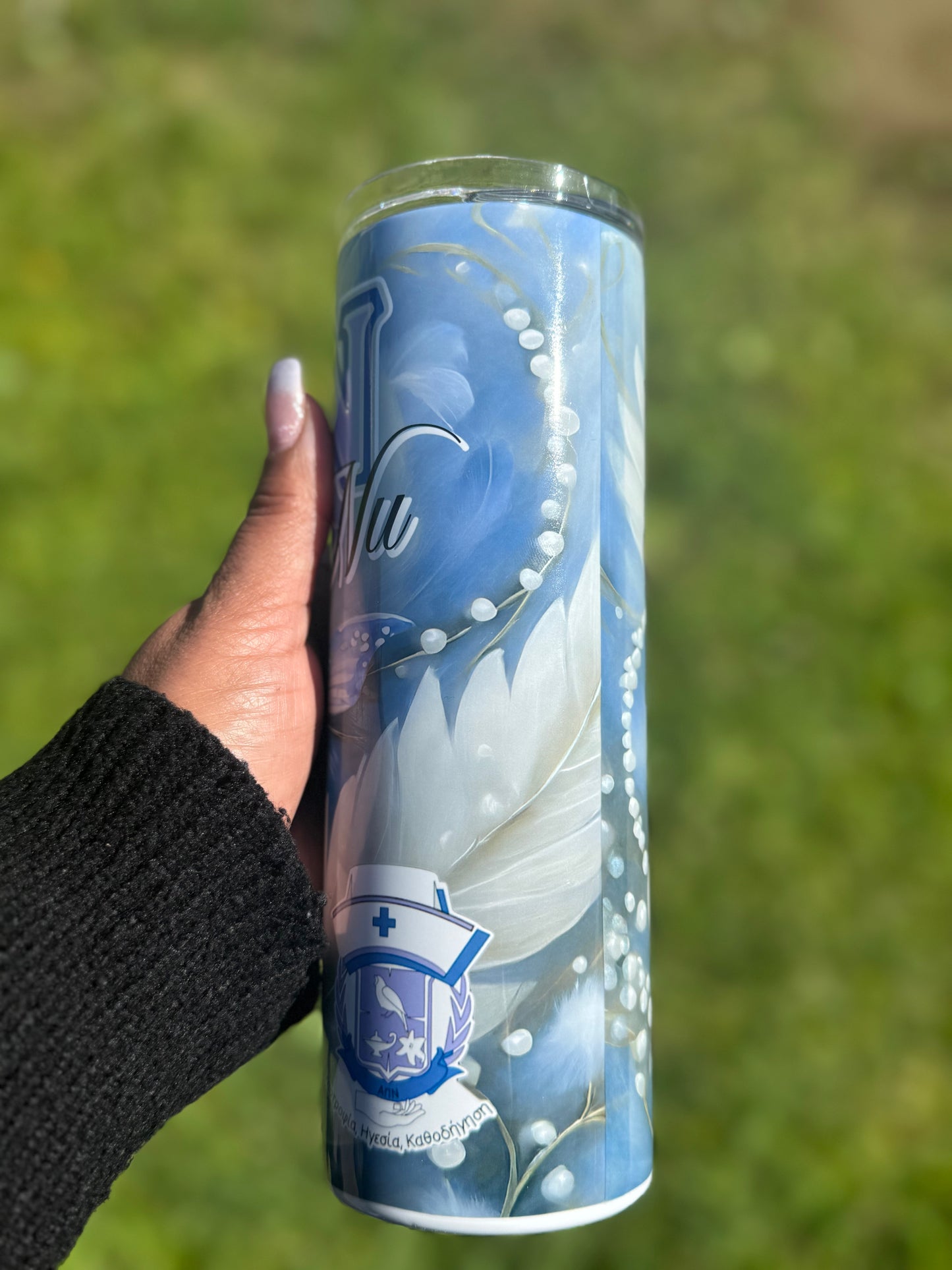 Tumbler - APN Butterflies and Pearls