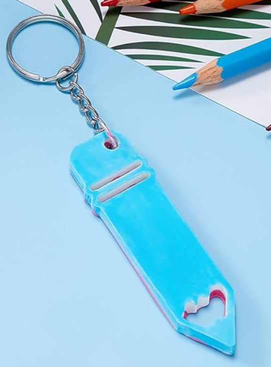 Resin Pencil Keychain/Book bag Dangle