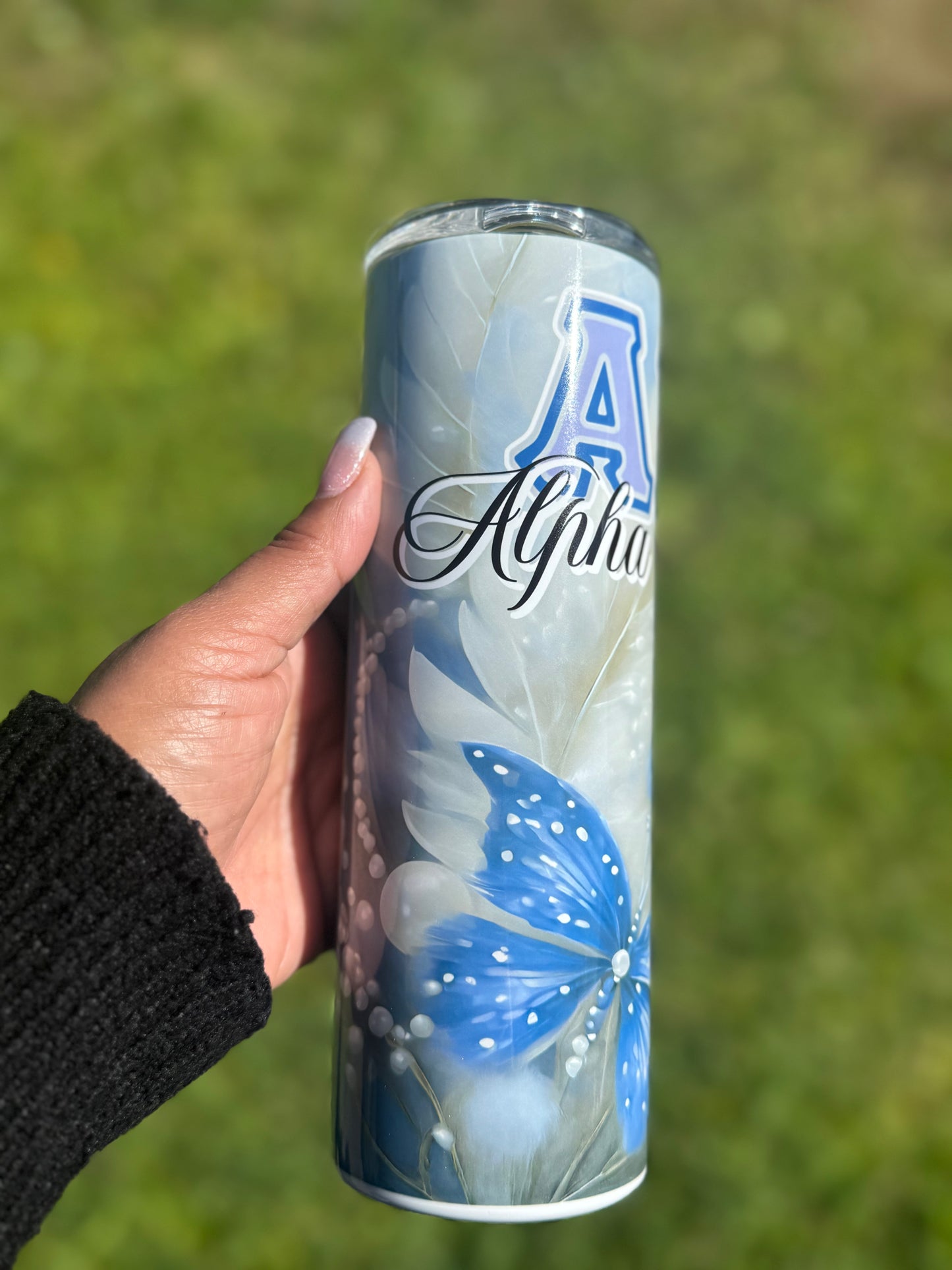 Tumbler - APN Butterflies and Pearls