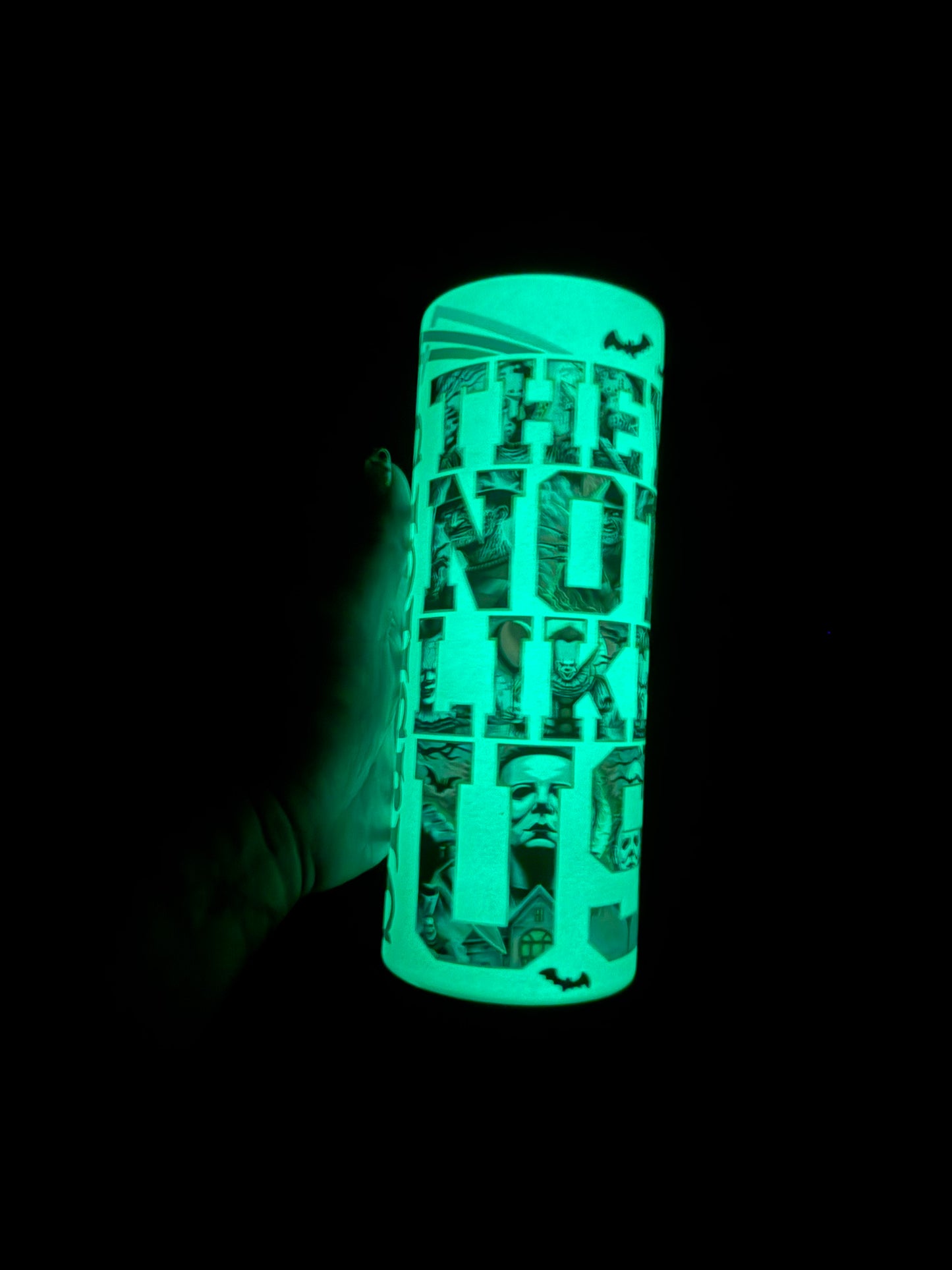 Custom Sublimation Glow In The Dark Tumblers