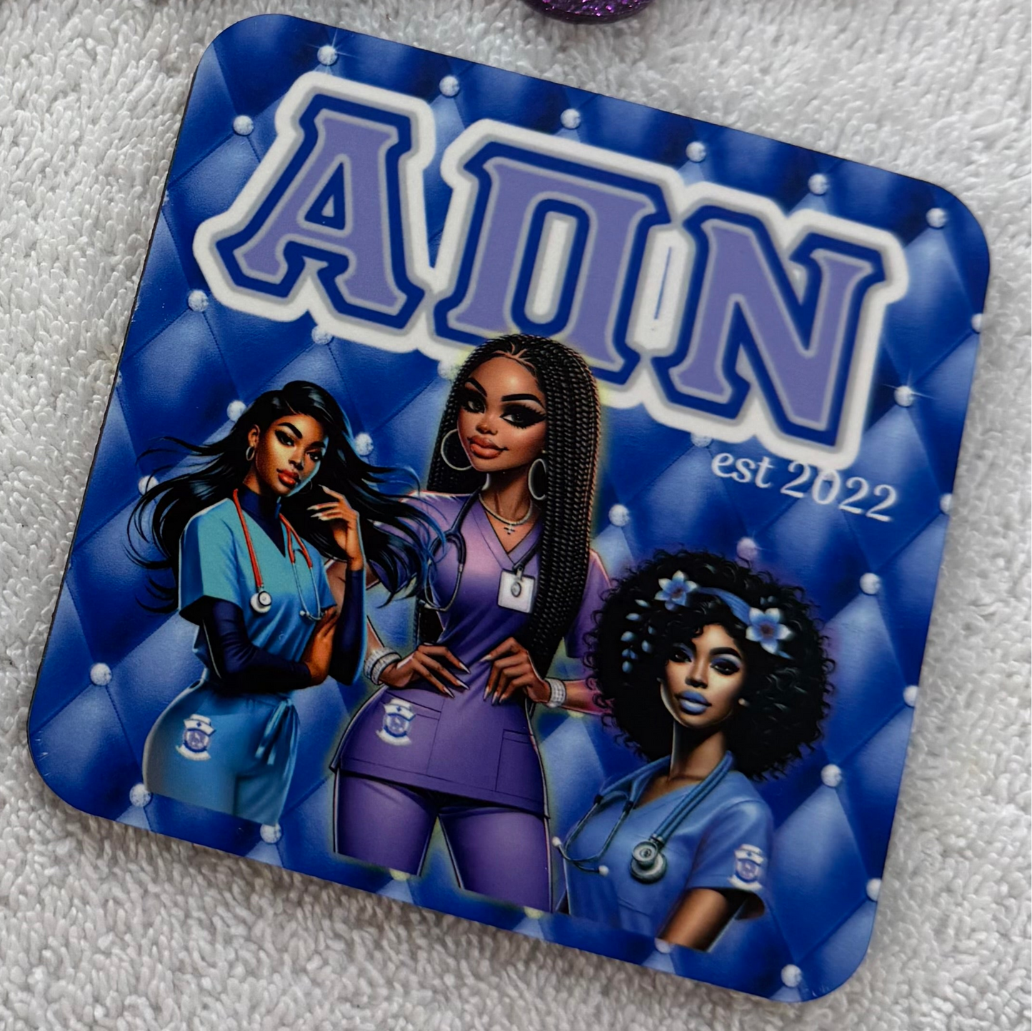 RTS - APN 3 Nurses Ceramic Coasters (set of 2)