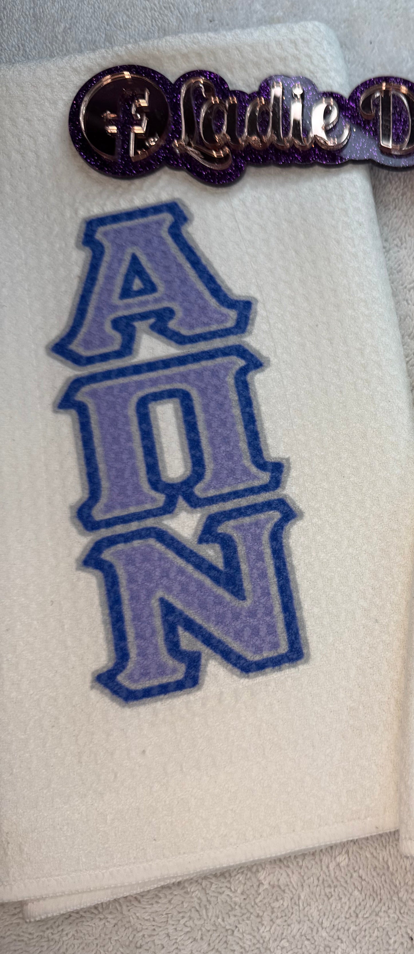 Auction 24 - APN Greek Letters Waffle Kitchen Towels