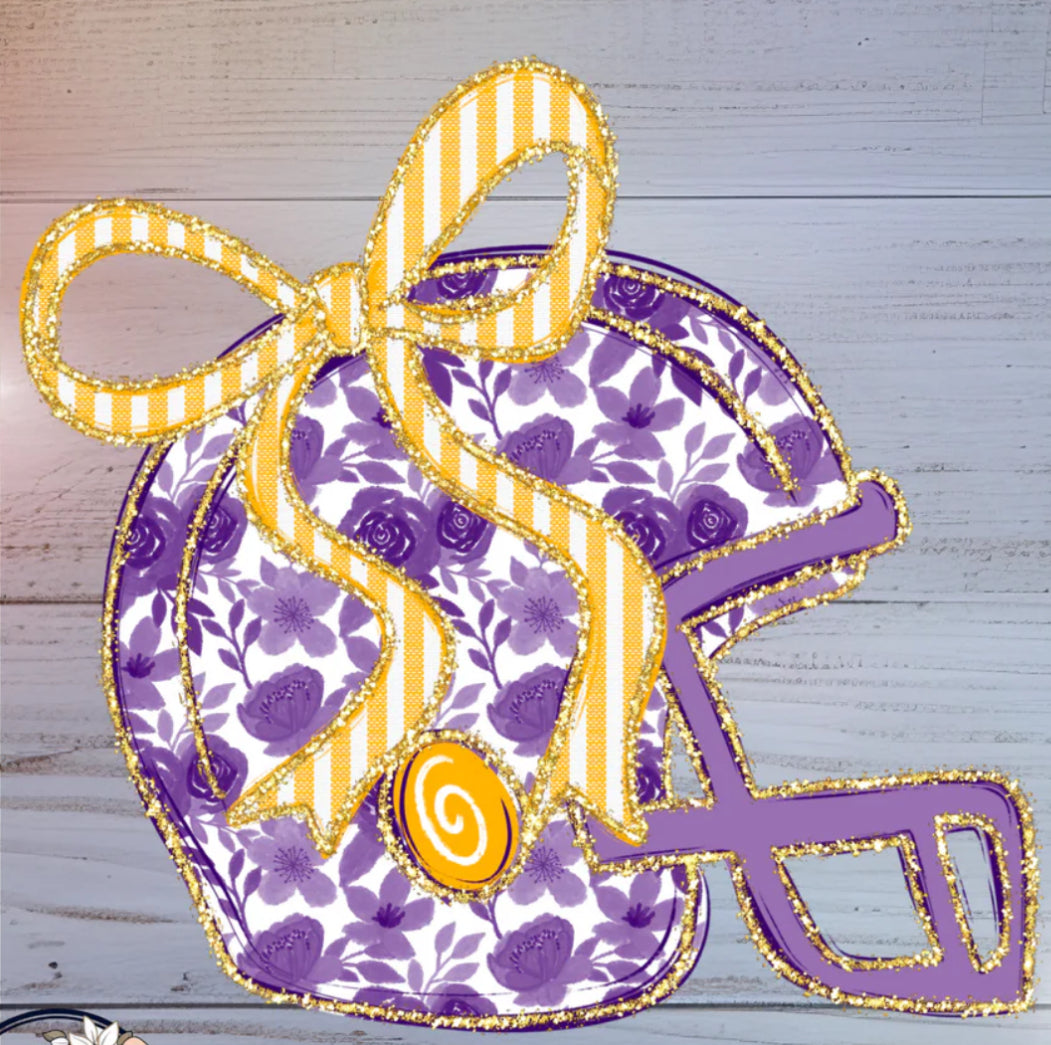 RTS - LSU Helmet with Bow
