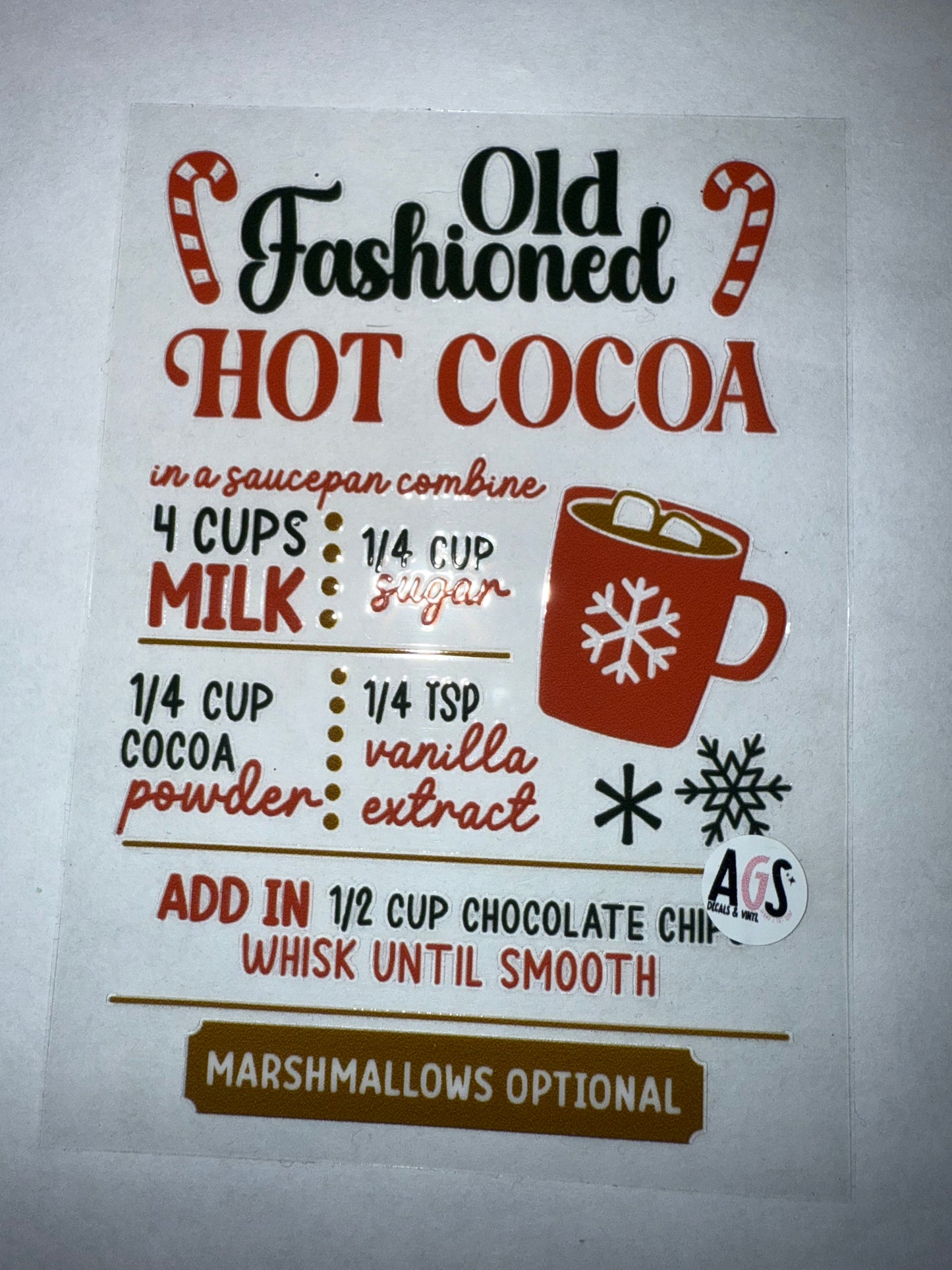 PART 1 - OLD FASHION HOT COCOA RECIPE