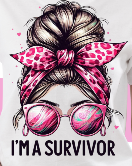 I'm a Survivor Messy Bun