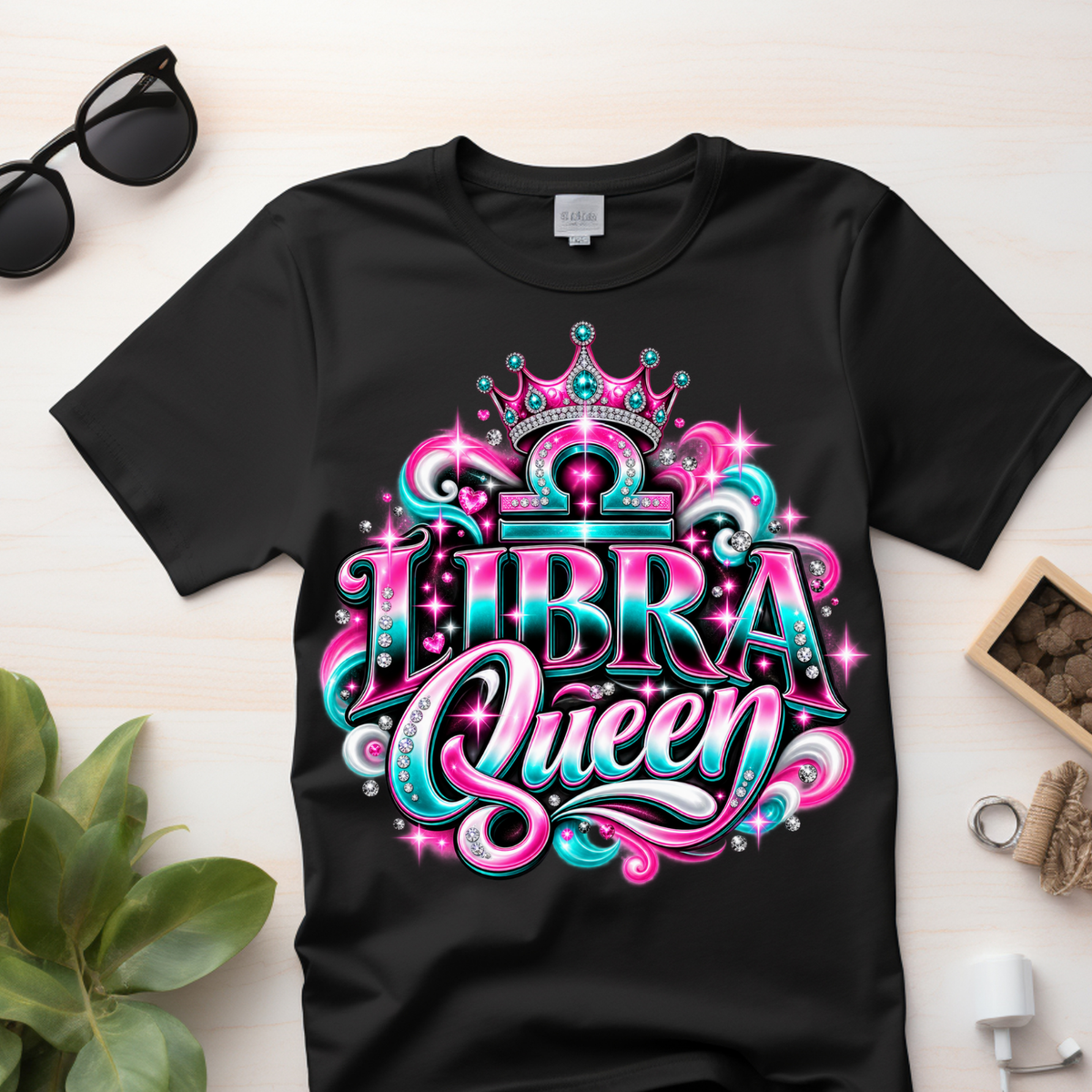 Libra Queen - Pink & Light Blue