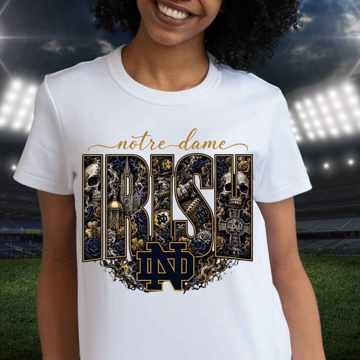 Notre Dame - Skulls and Roses