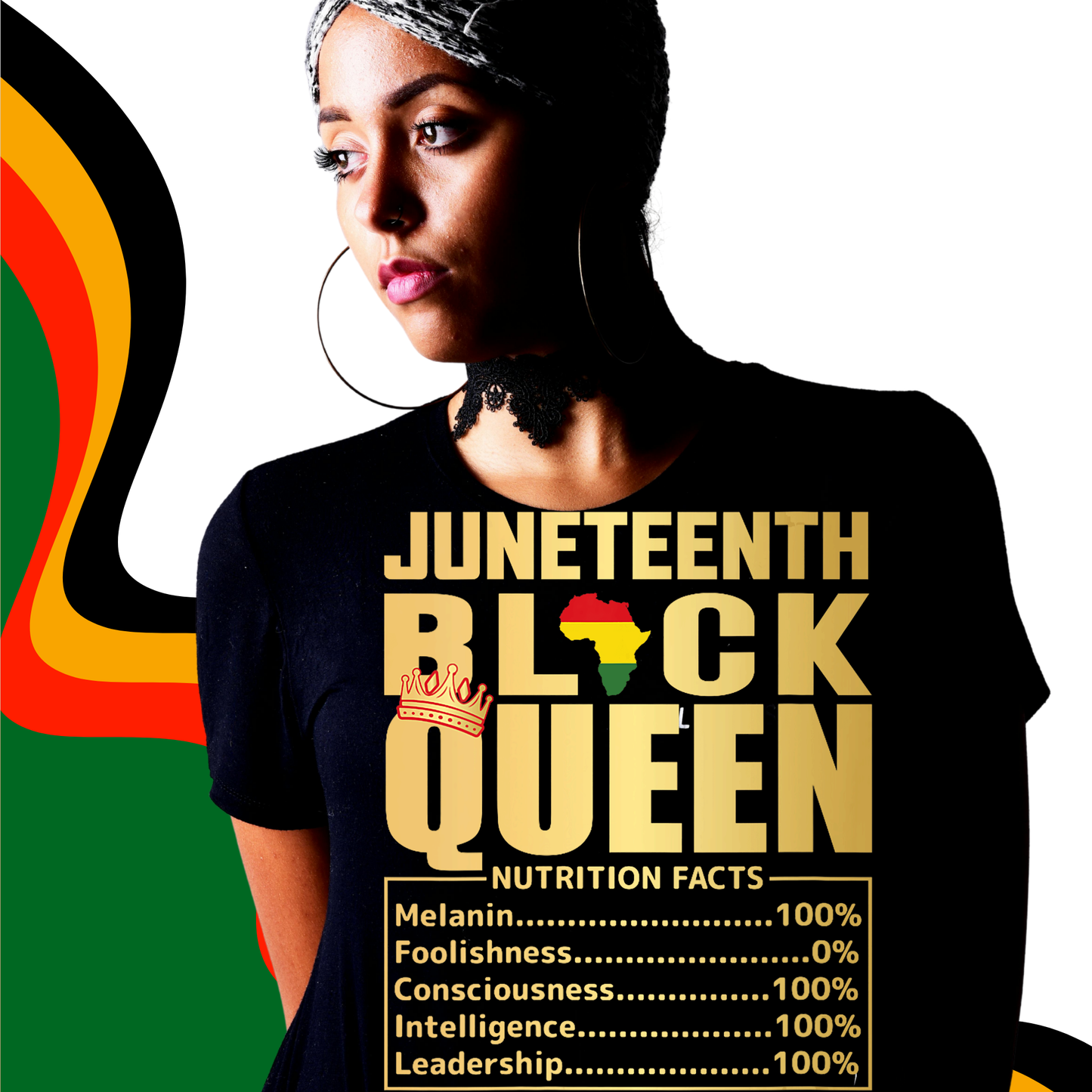 Black Queen - Juneteenth - Gold - Nutrition Facts