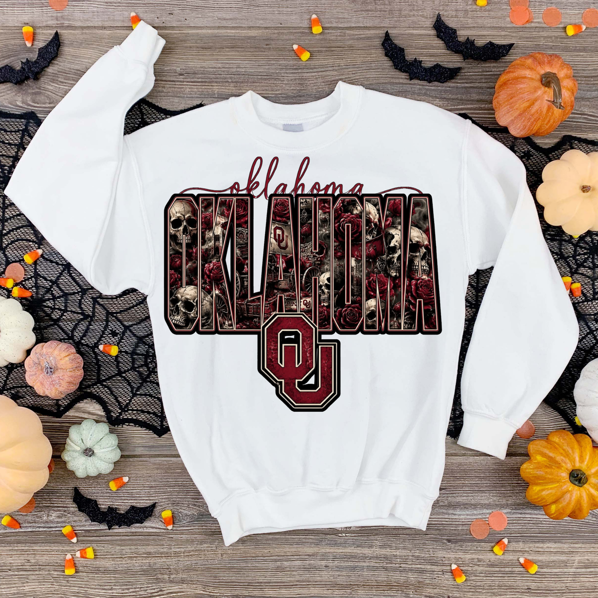 Sooners Skulls & Roses