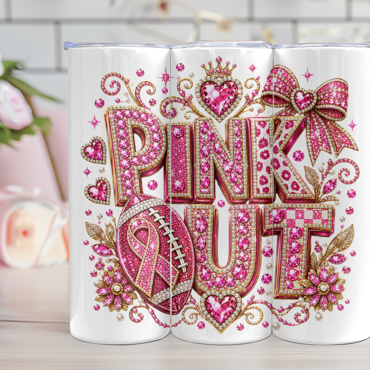 Pink Out Tumbler!