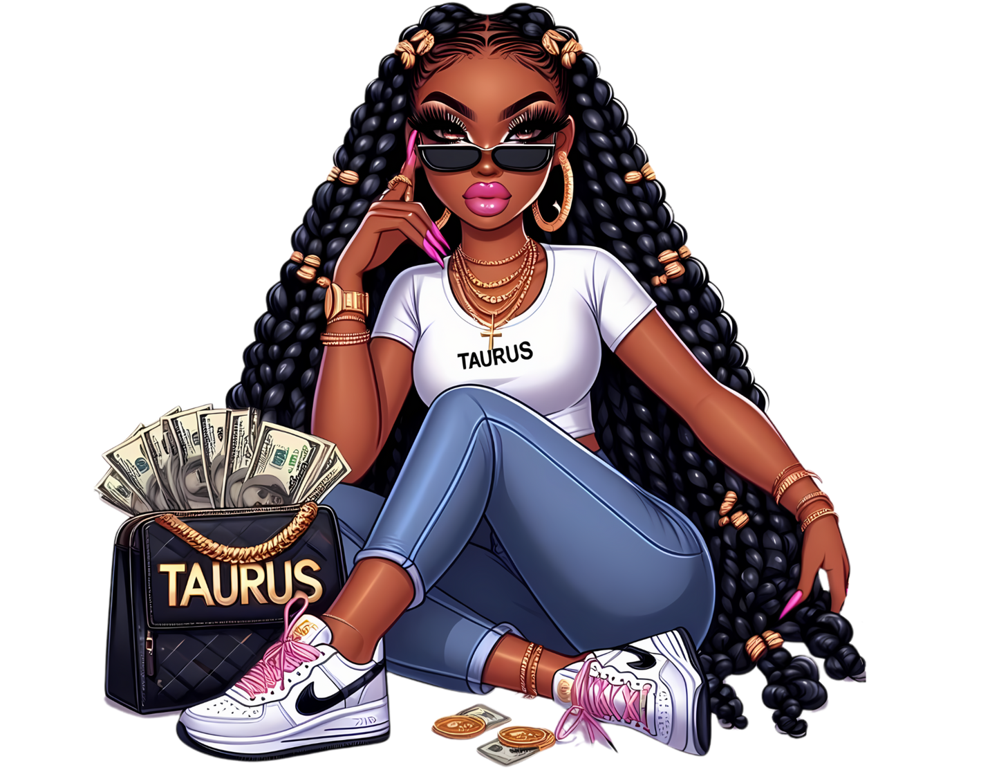 All Zodiac Collection - Hip Hop Black Girl