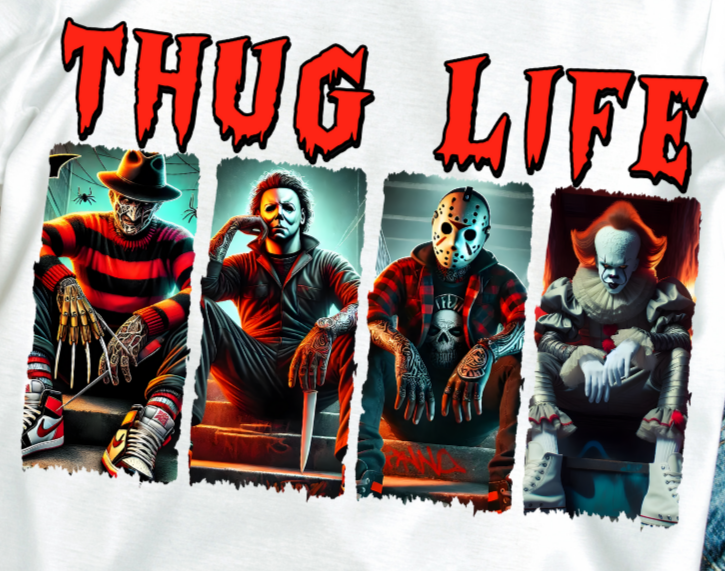 Horror Characters - Thug Life