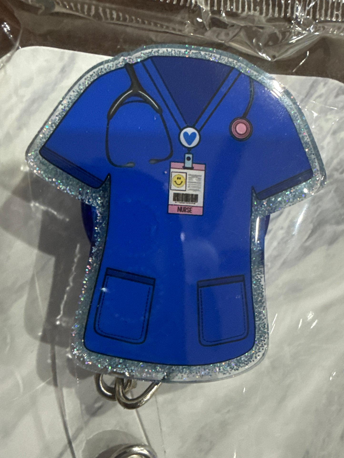 RTS - Blue Scrubs Badge Reel