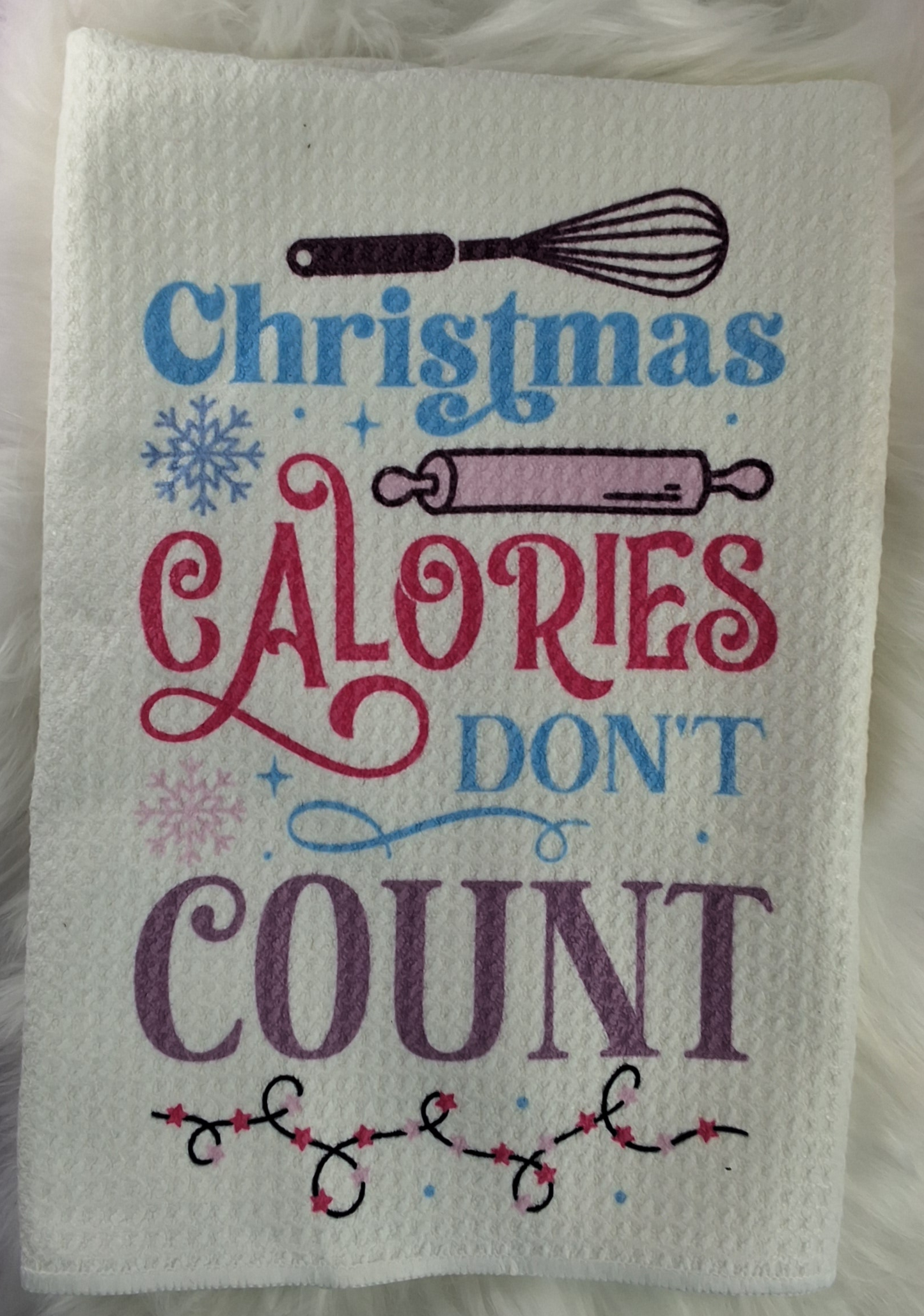 RTS - Calories Don't Count Kitchen Towel