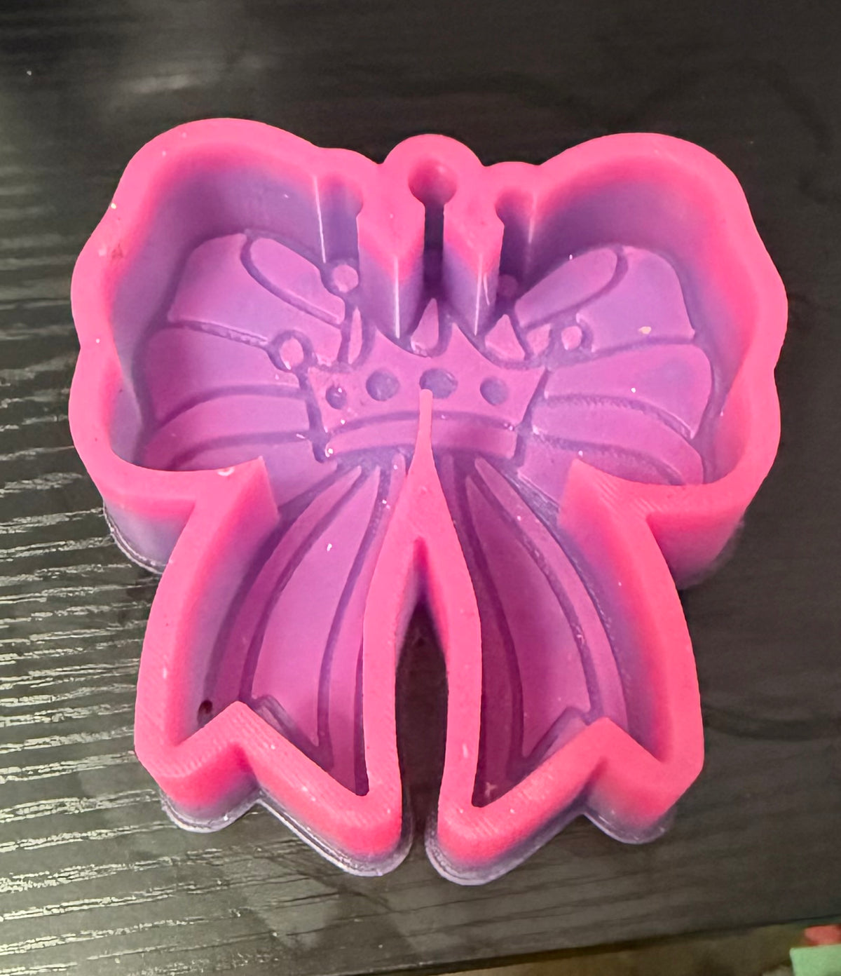 Mardi Gras Bow with Crown