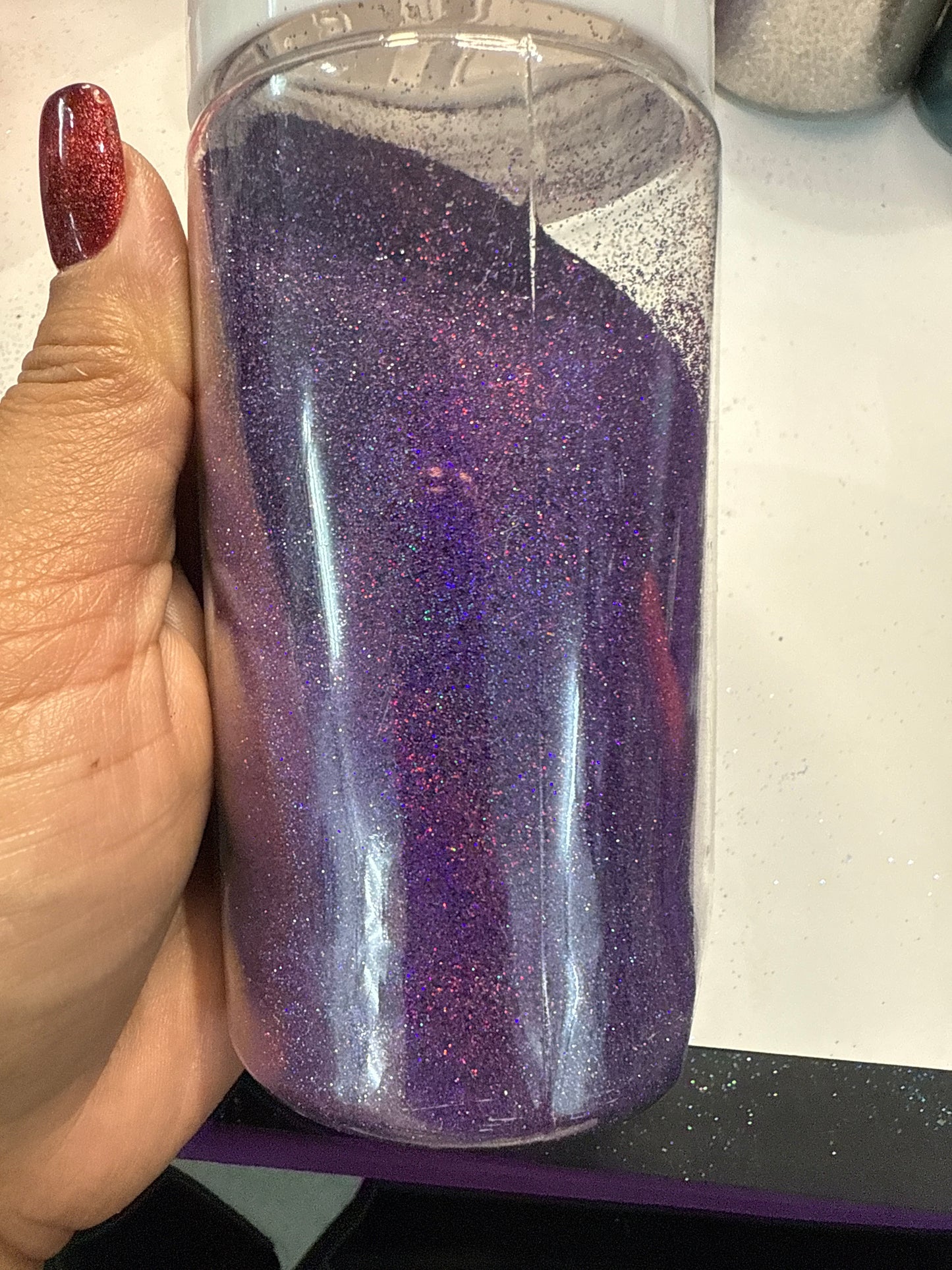 DIY Arts - Holographic Deep Purple