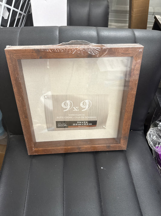 Destash Shadow Box - Brown 9x9