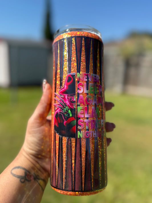 RTS - 20oz Glow in the Dark Freddy Tumbler