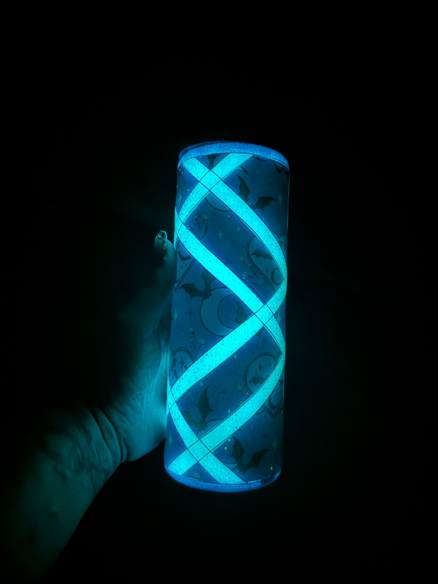 RTS - 20oz Glow in the Dark Bats Tumbler