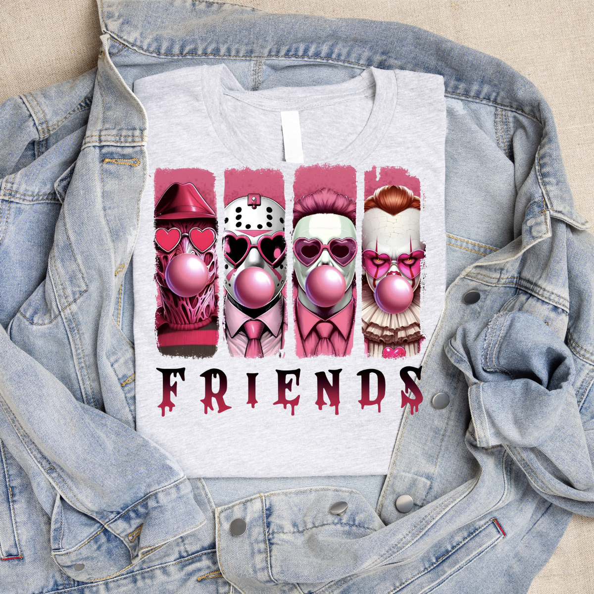 All Horror Characters - Pink F.R.I.E.N.D.S