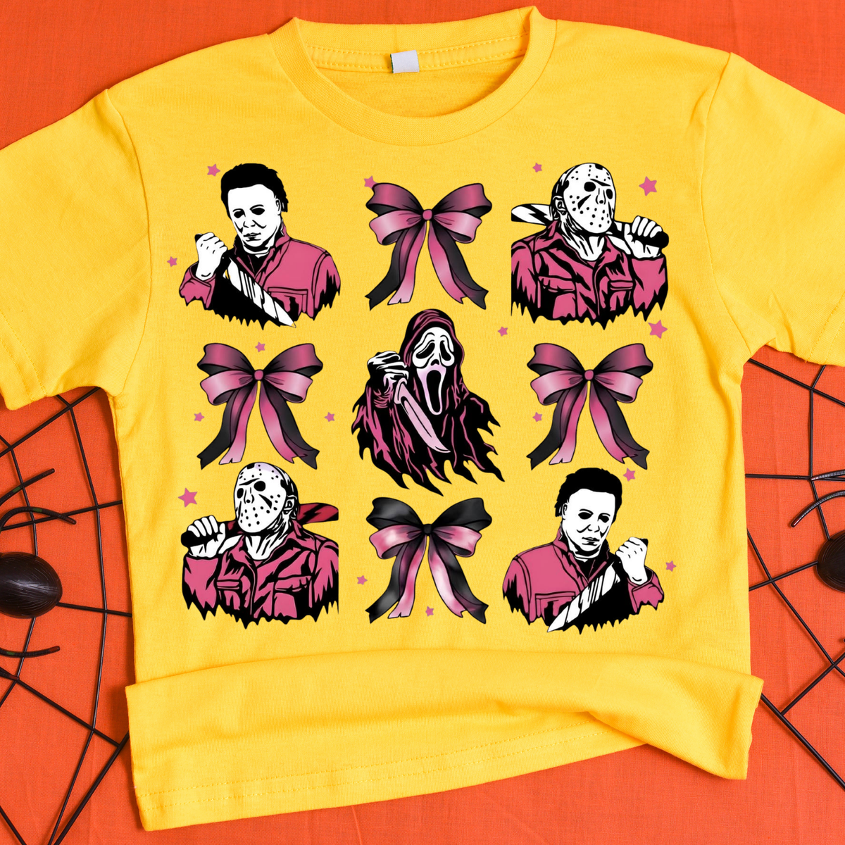 All Horror Characters & Bows Pink