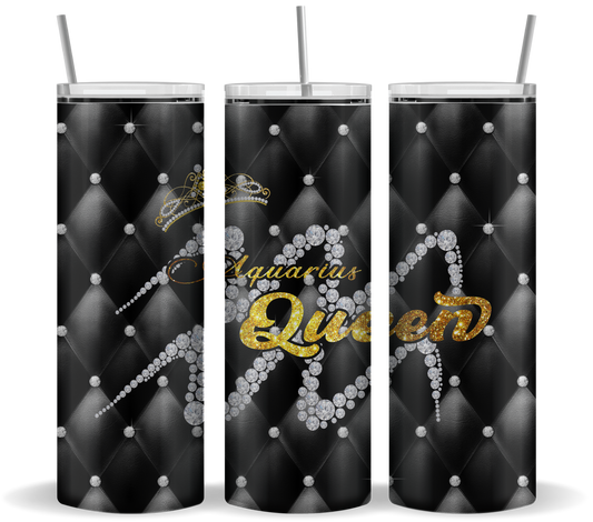 Zodiac Queen Diamond Zodiac Tumbler