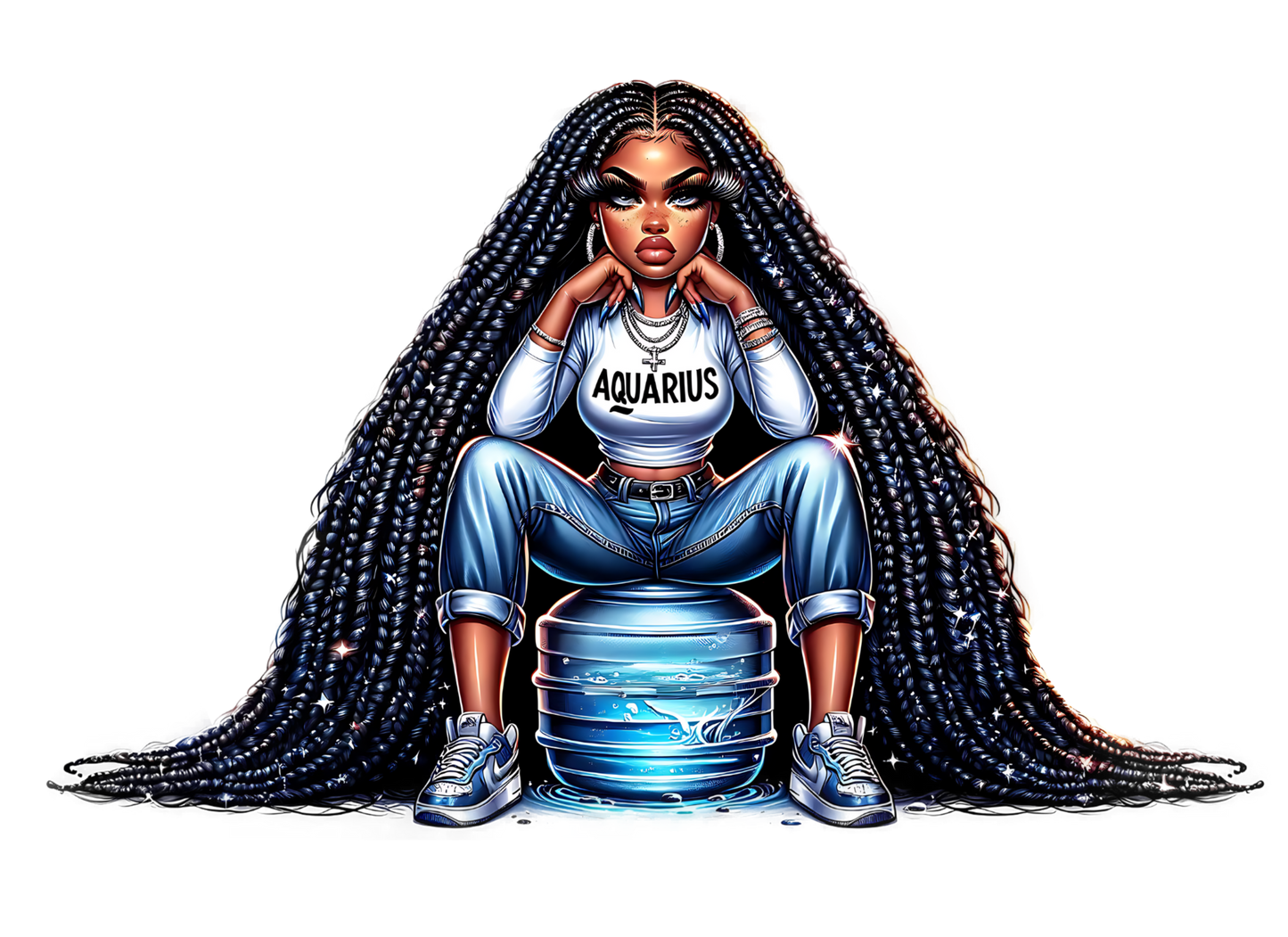 Black Girl Zodiac Tumbler