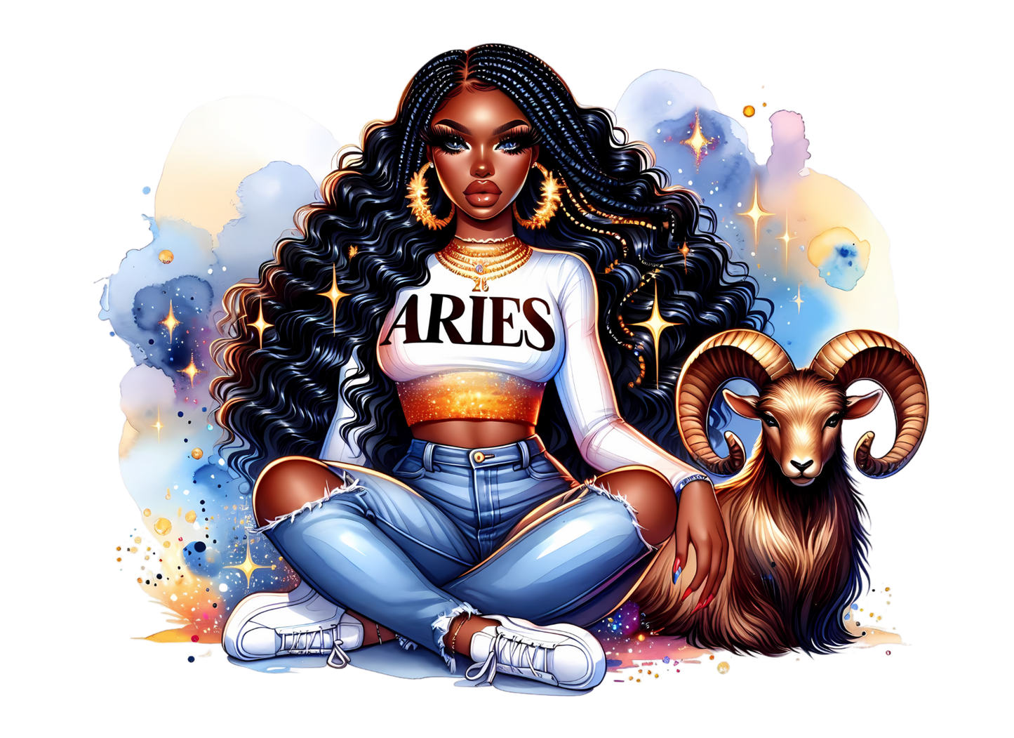 Black Girl Zodiac Tumbler