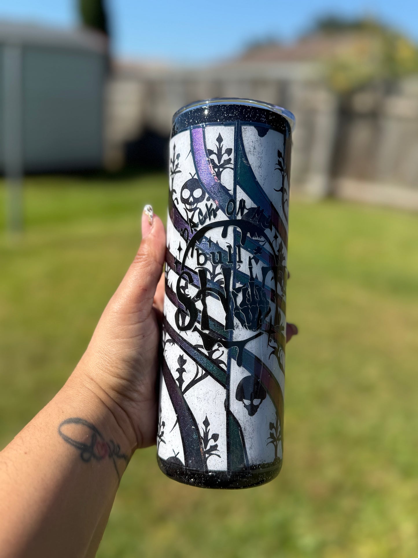 RTS - 20oz Goth Gate - Back on My Bull Sh🖕🏽t