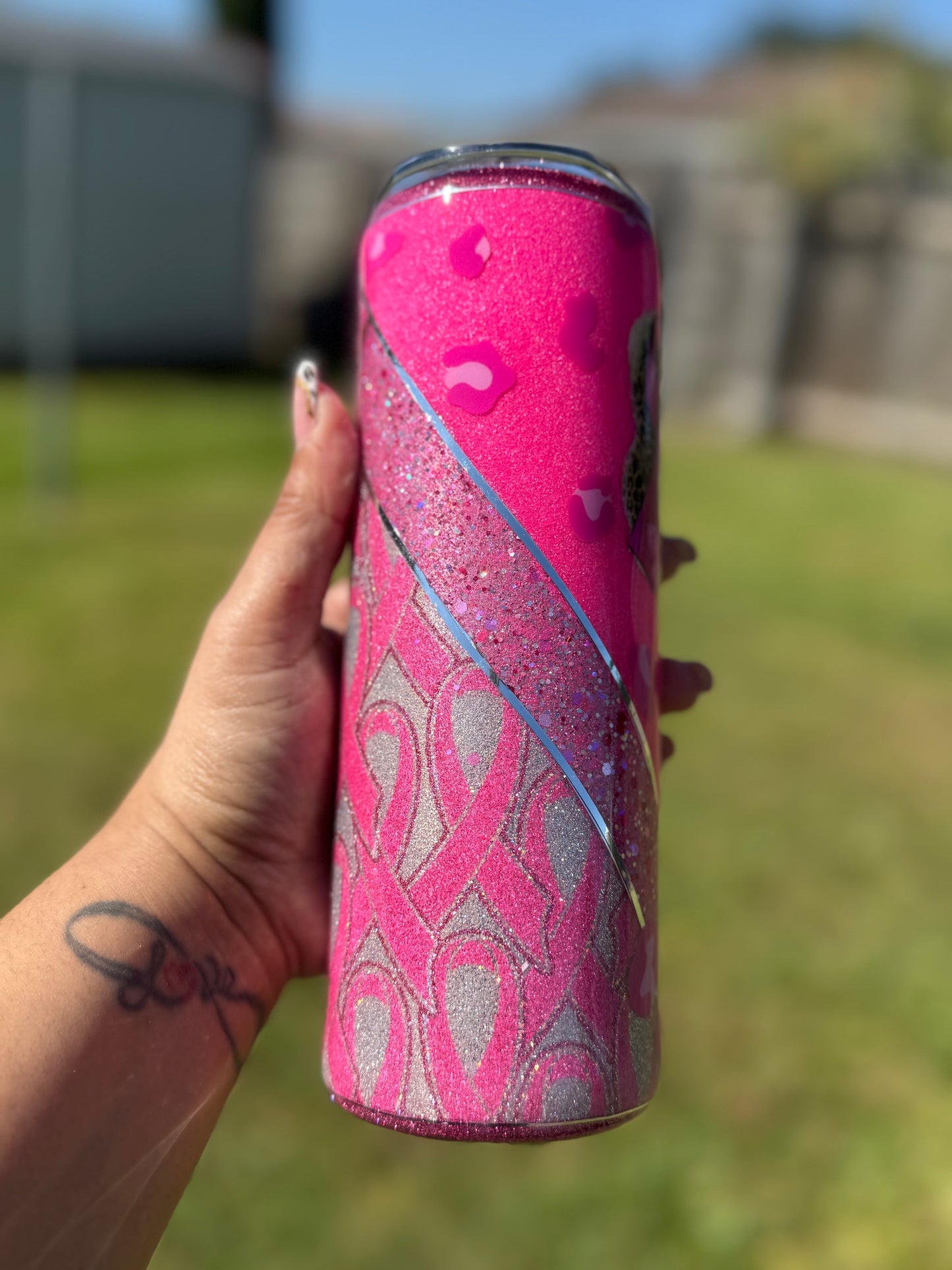 RTS - 20oz Breast Cancer Awareness - Nobody Fights Alone