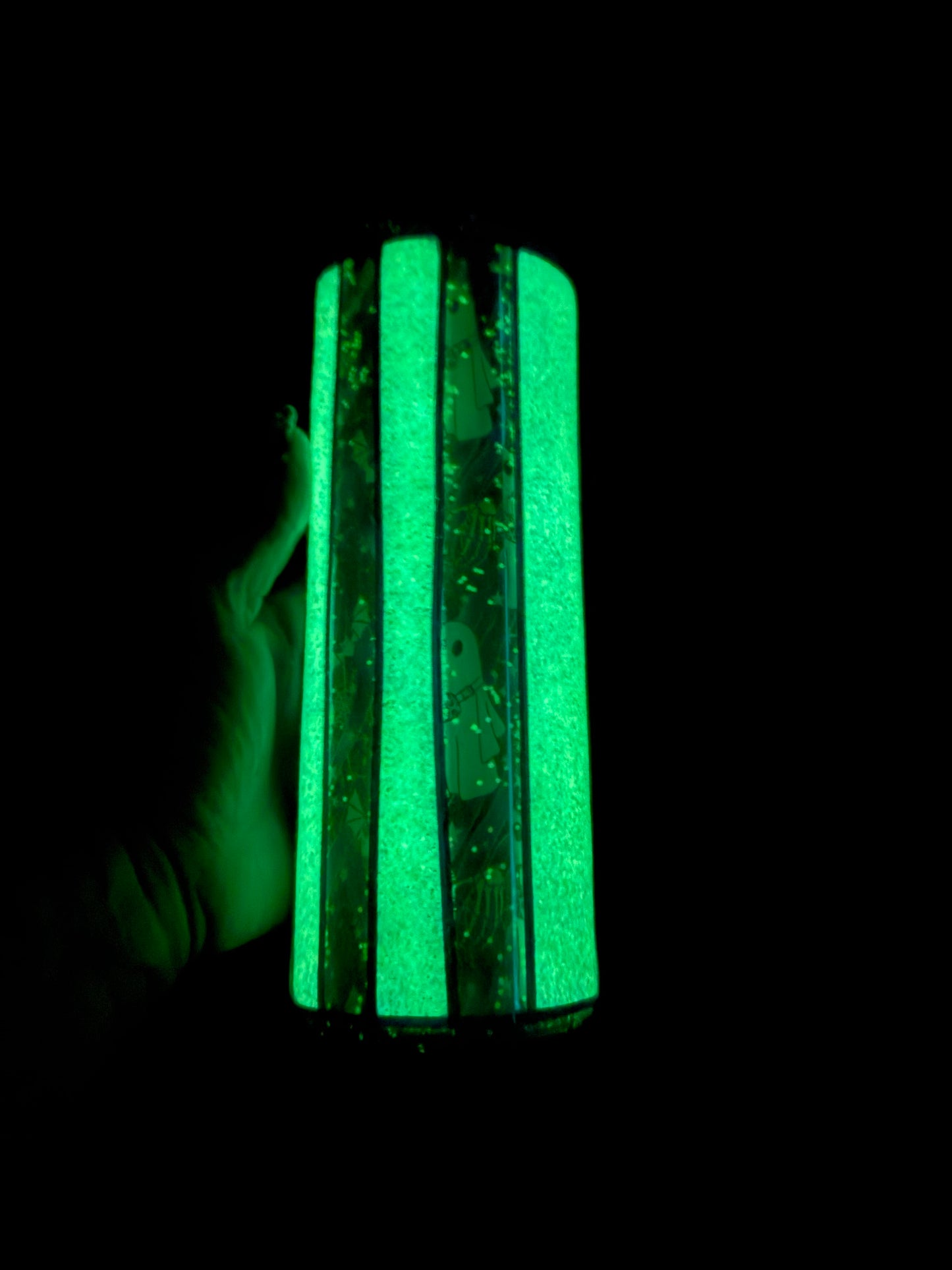 RTS - 20oz Glow in the Dark Boujee Ghost Tumbler