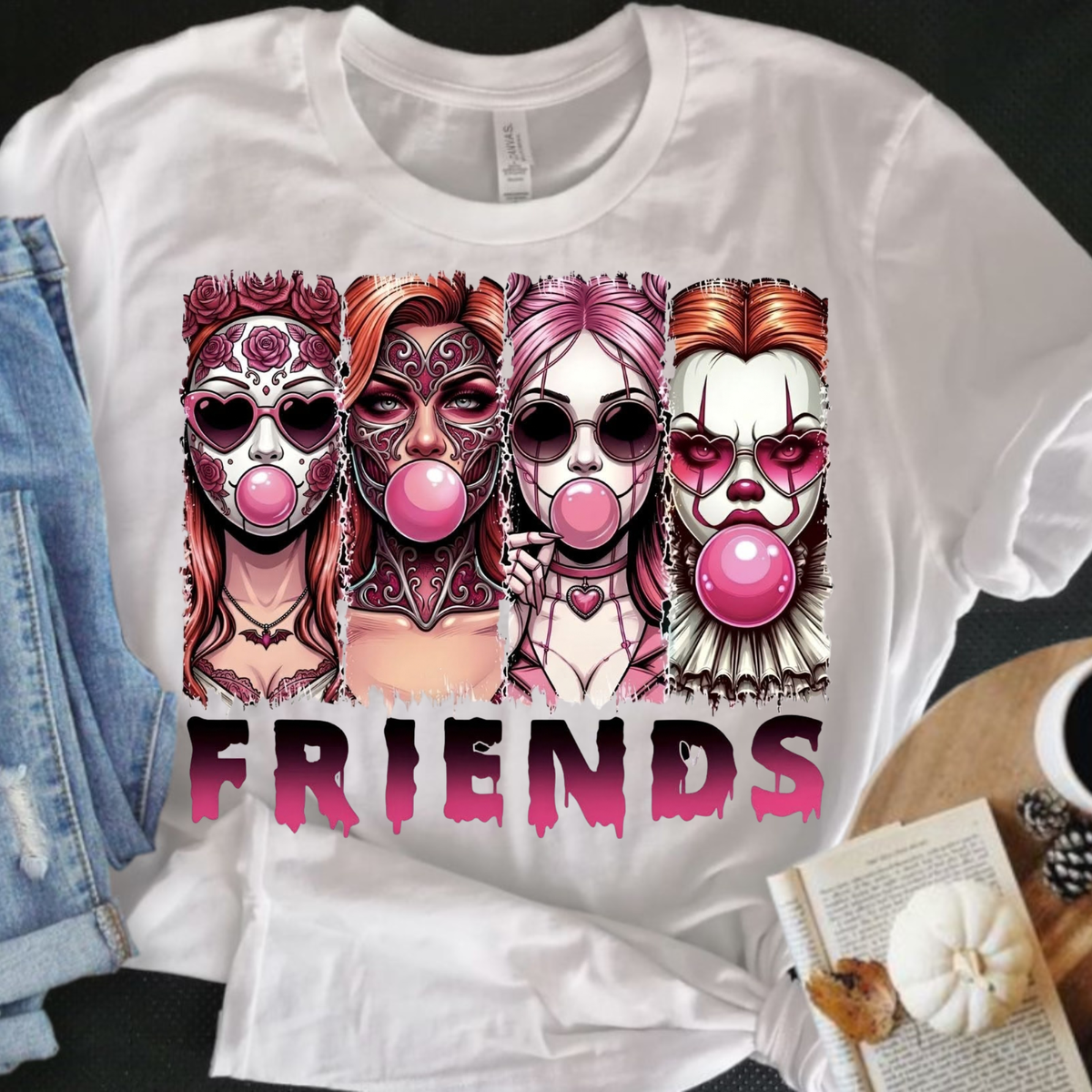 Bad Girls Horror Characters - Pink F.R.I.E.N.D.S
