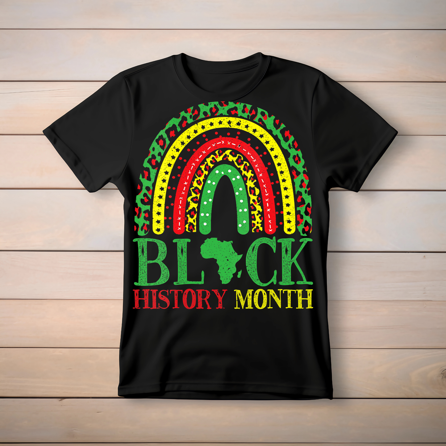 Black History Month - Leopard Print Rainbow
