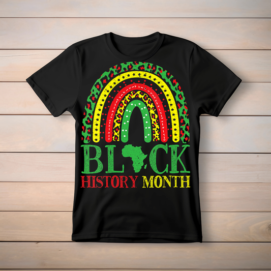 Black History Month - Leopard Print Rainbow
