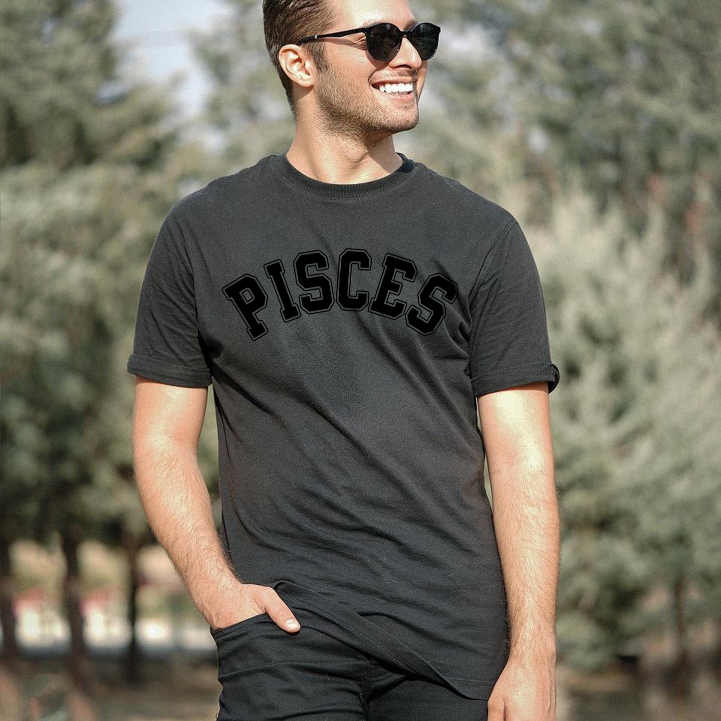 All Zodiac Collection - Black Jersey Letters