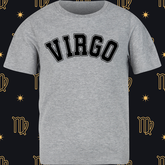 All Zodiac Collection - Black Jersey Letters