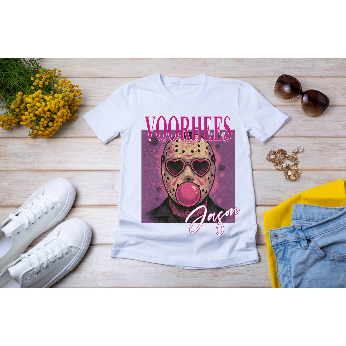 Jason - Bubblegum and Heart Glasses