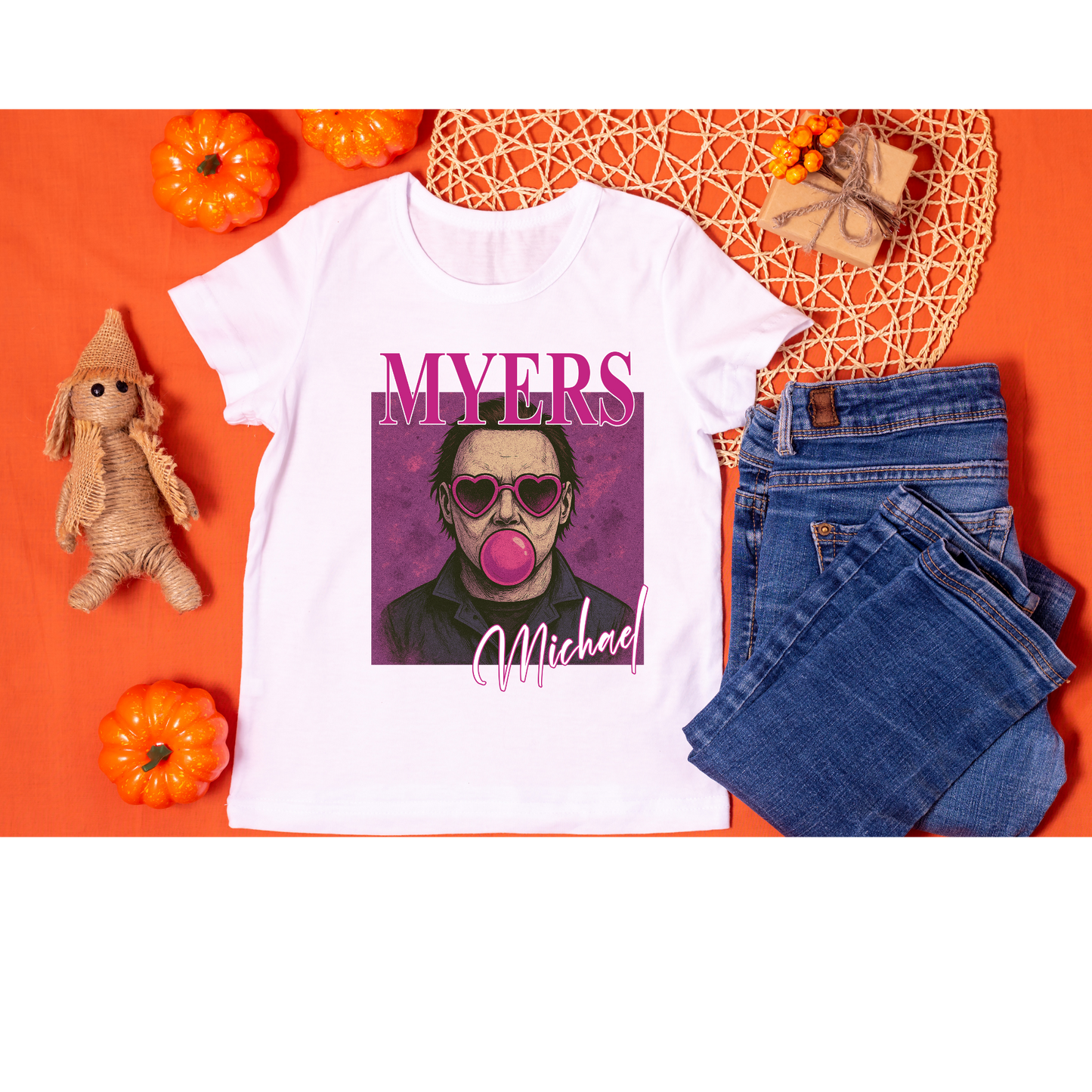 Michael Myers - Bubblegum and Heart Glasses