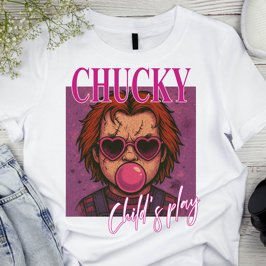 Chucky - Bubblegum and Heart Glasses