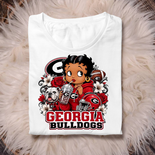 Bulldogs Betty Boop Brown