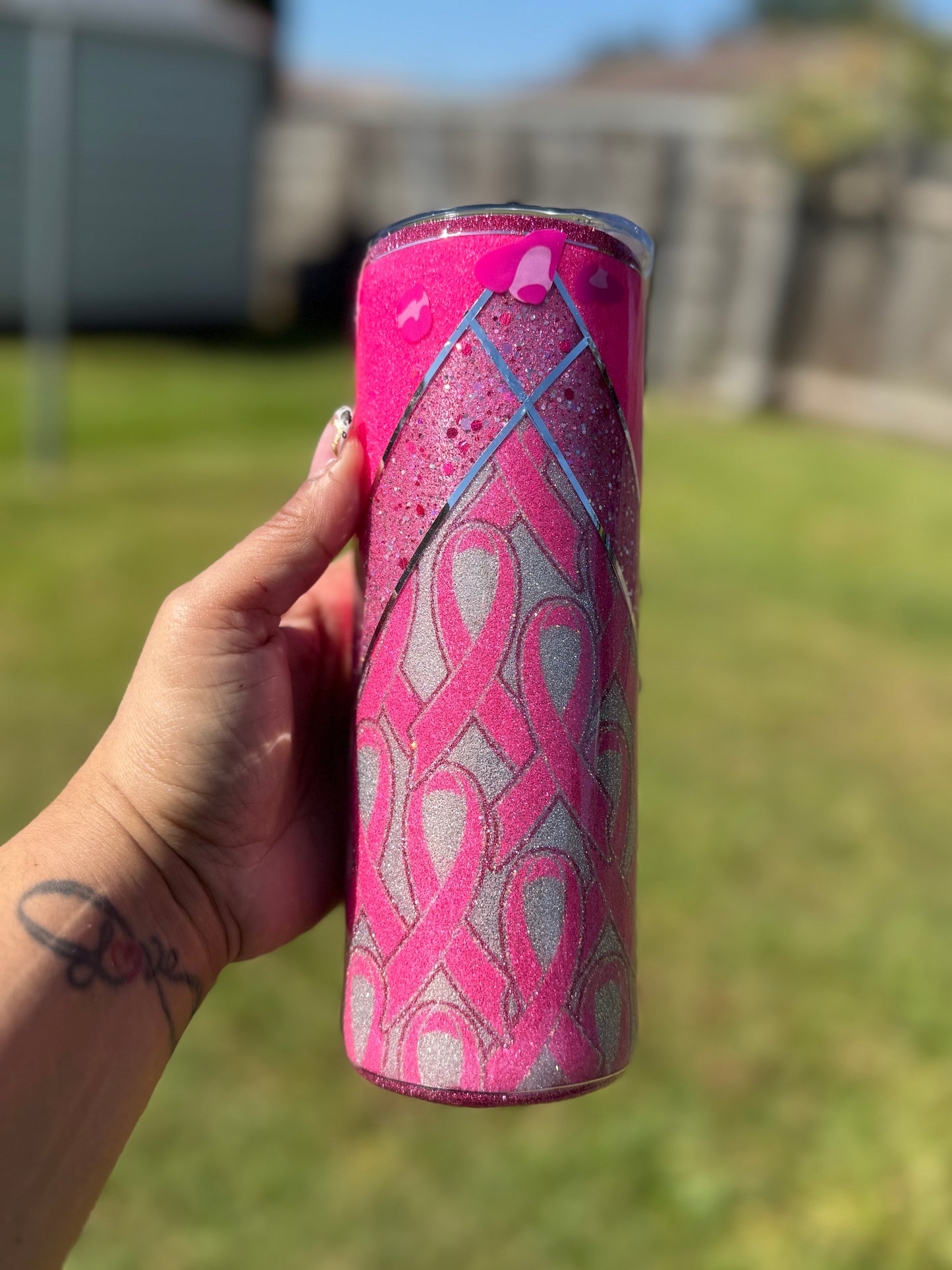 RTS - 20oz Breast Cancer Awareness - Nobody Fights Alone
